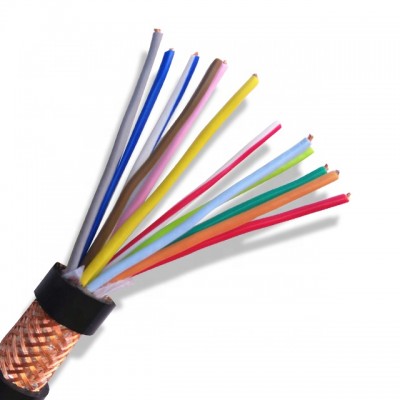 12芯0.3毫米绞屏蔽线Ofc导体电缆门禁可视对讲电缆